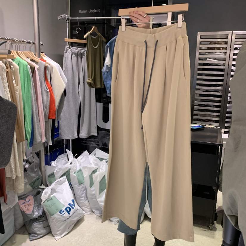 BANY ANCO韓國直郵㊣女裝新品休閑真品熱賣職業休閑褲綁帶BANY ANCO休閑褲