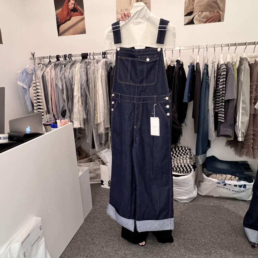 SALONDEMAG東大門㊣代購女士新品熱賣休閑25秋冬背帶褲工裝褲SALONDEMAG背帶褲