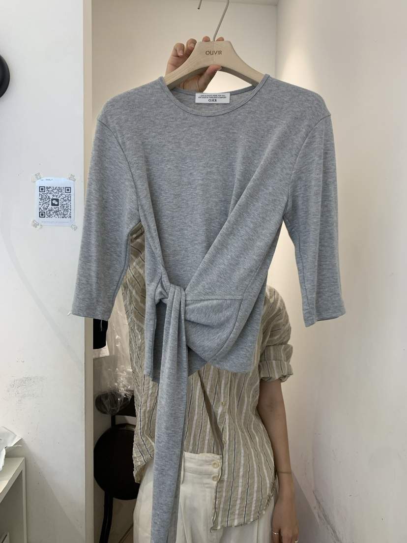 OUVIR東大門㊣代購女裝新品真品人氣休閑時尚25秋冬長袖T恤O.V.R/OUVIR長袖T恤