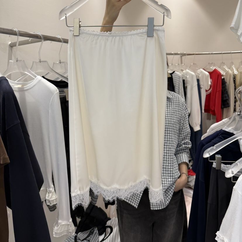 MIMME東大門㊣代購女士新款職業25秋冬真品半身裙中短裙絲綢MIMME半身裙/中短裙