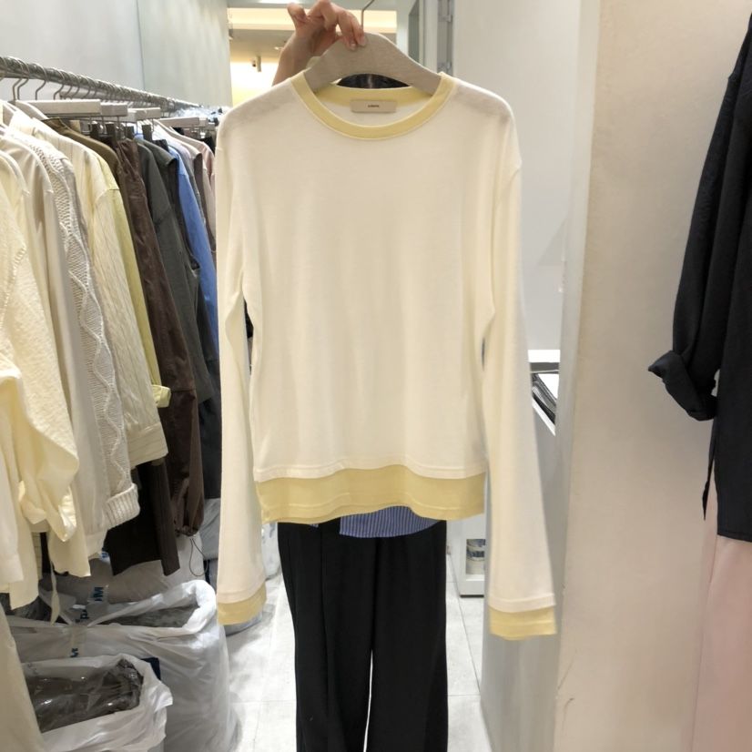 ASOME東大門㊣代購女裝新品時尚熱賣人氣休閑推薦長袖T恤羊毛A.SOME長袖T恤