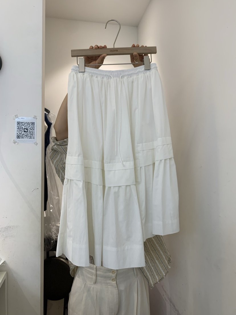 OUVIR東大門㊣直郵女裝新品熱賣人氣25秋冬時尚推薦長裙褶皺O.V.R/OUVIR長裙