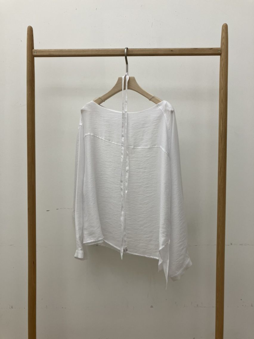 B_GARDER東大門㊣代購女裝新品職業時尚熱賣襯衫蕾絲衫含腰繩B.GARDER襯衫/蕾絲衫
