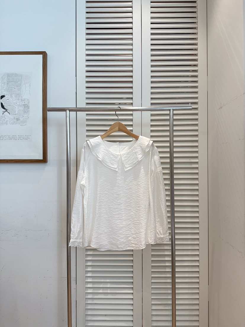 FAVE-L東大門㊣代購女裝新品25秋冬真品職業推薦襯衫蕾絲衫FAVE-L襯衫/蕾絲衫