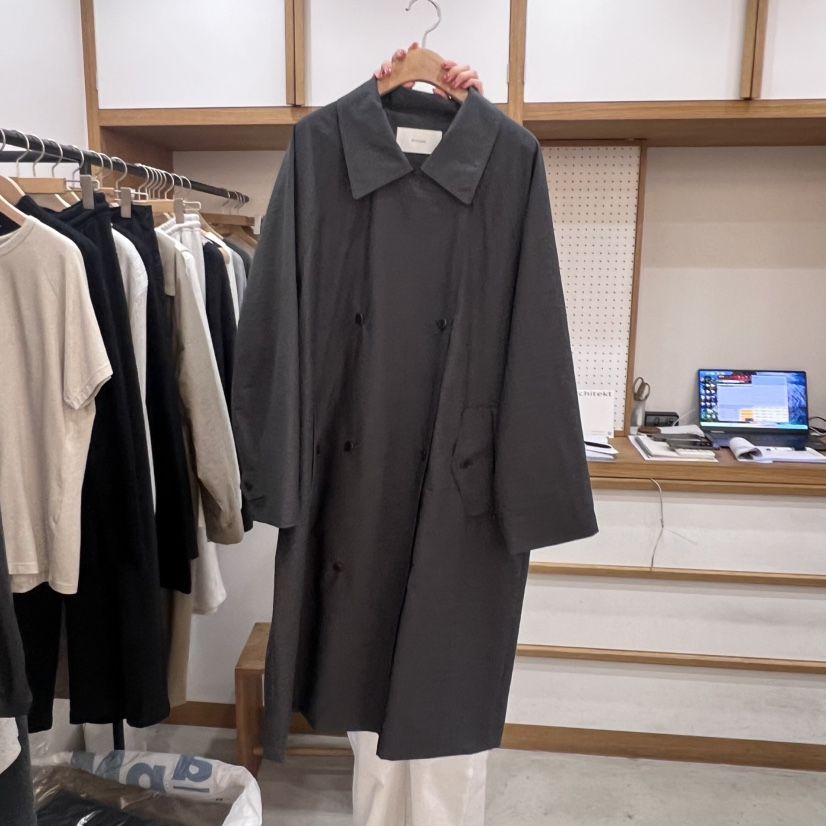 ARCHITEKT東大門㊣代購女裝新品職業休閑熱賣人氣推薦長款風衣ARCHITEKT長款風衣