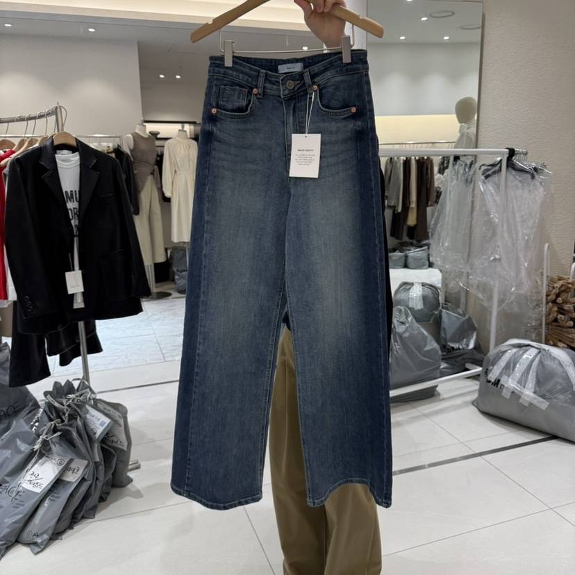 BLUEI-D韓國直郵㊣女士新品熱賣時尚職業推薦真品人氣牛仔褲Blue i-d牛仔褲
