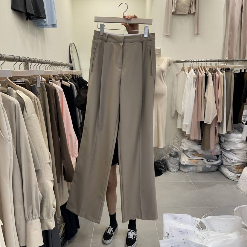 THE LOW東大門㊣直郵女裝新品時尚推薦職業25秋冬休閑休閑褲THE LOW休閑褲