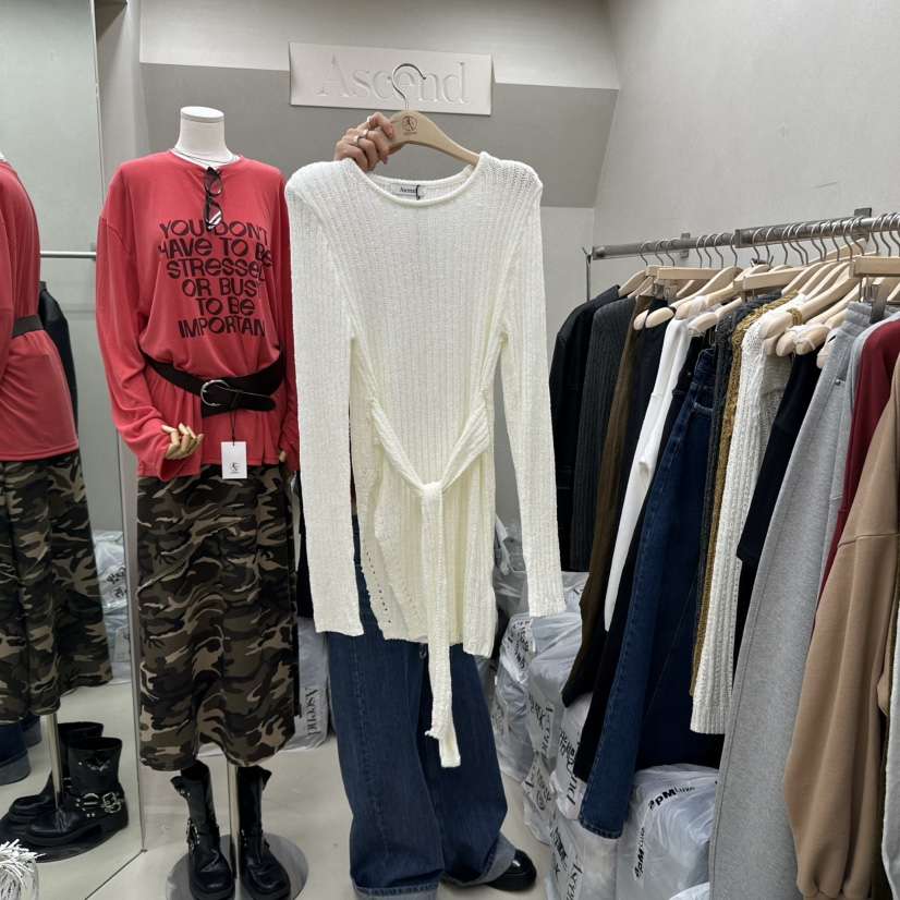 ASCEND東大門㊣直郵女裝新品人氣推薦休閑熱賣真品職業針織衫ASCEND針織衫
