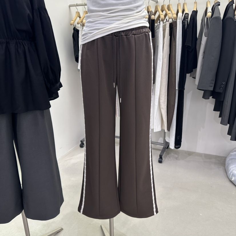 VIVEL韓國代購㊣女裝新品25秋冬職業休閑熱賣人氣休閑褲腰帶VIVEL休閑褲