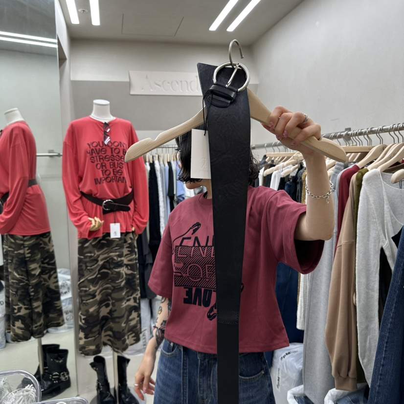 ASCEND韓國直郵㊣女裝新品推薦人氣時尚休閑職業熱賣25秋冬腰帶ASCEND腰帶