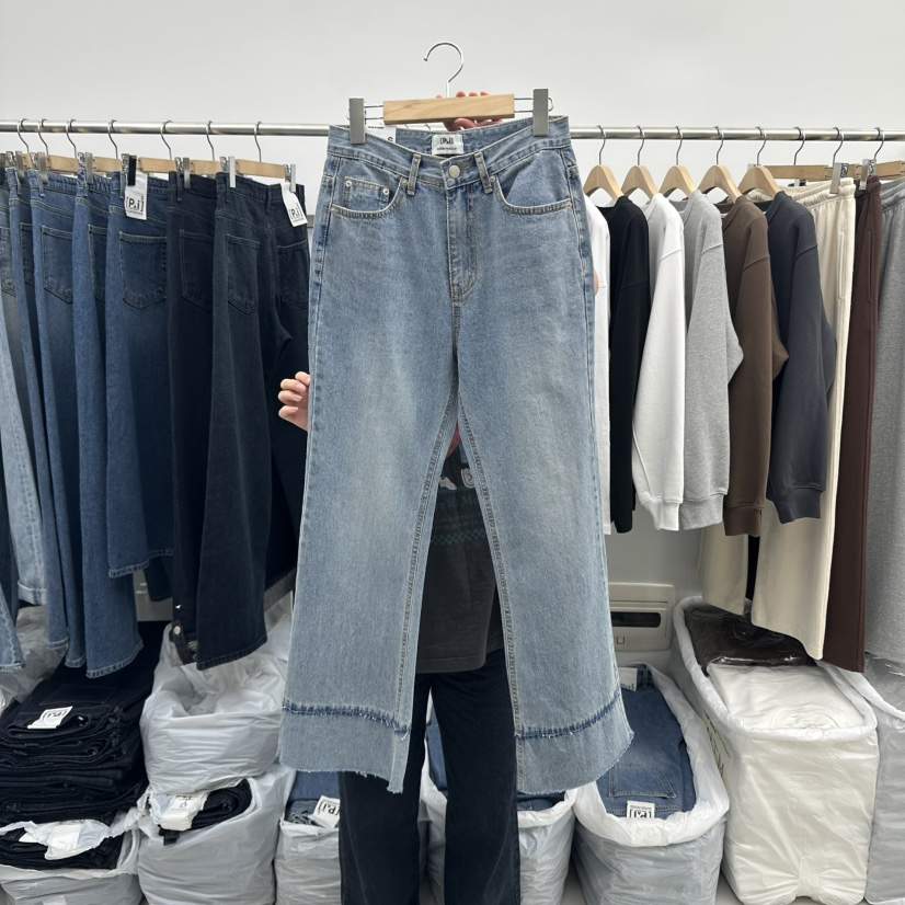 VERVE東大門㊣實拍女裝新品時尚推薦職業人氣25秋冬休閑牛仔褲VERVE牛仔褲