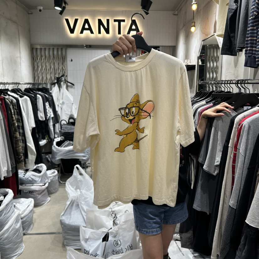 VANTA東大門㊣實拍女裝新款25秋冬推薦職業時尚休閑人氣T恤VANTAT恤