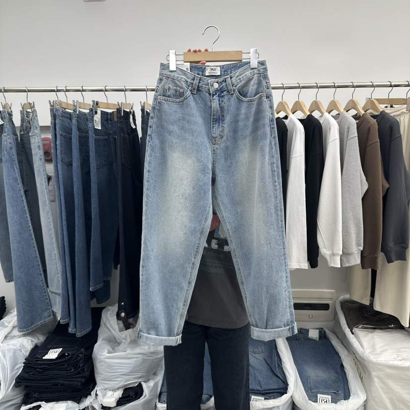 VERVE東大門㊣實拍女裝新品25秋冬時尚休閑熱賣人氣職業牛仔褲VERVE牛仔褲