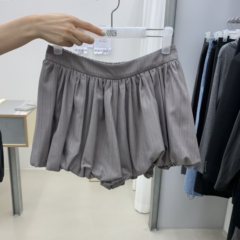 STAINLESS韓國直郵㊣女裝新品25秋冬休閑真品時尚職業短褲條紋STAINLESS短褲