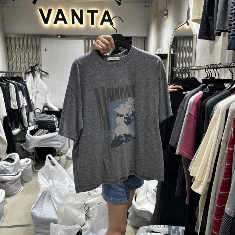 VANTA韓國直郵㊣女裝新款時尚職業熱賣推薦休閑人氣T恤復古VANTAT恤