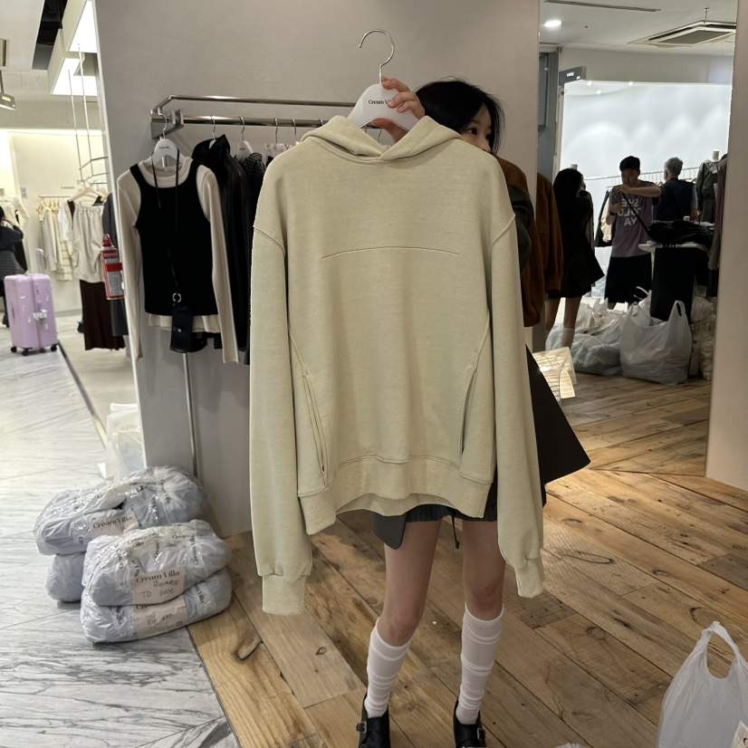 CREAM VILLA韓國代購㊣女士新款時尚衛衣復古CREAMVILLA衛衣
