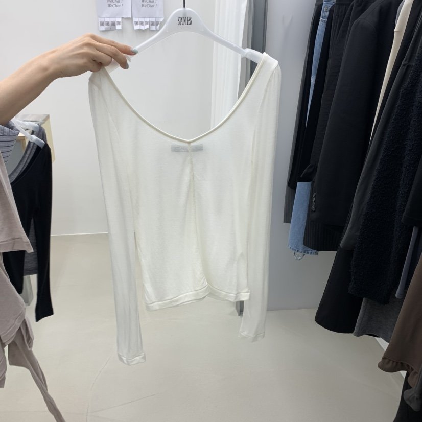 STAINLESS韓國直郵㊣女士新款時尚熱賣推薦休閑25秋冬長袖T恤STAINLESS長袖T恤