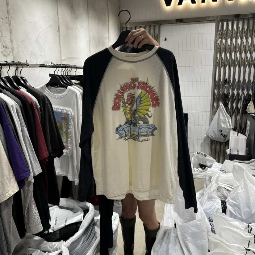 VANTA東大門㊣直郵女裝新品真品職業熱賣25秋冬休閑長袖T恤VANTA長袖T恤