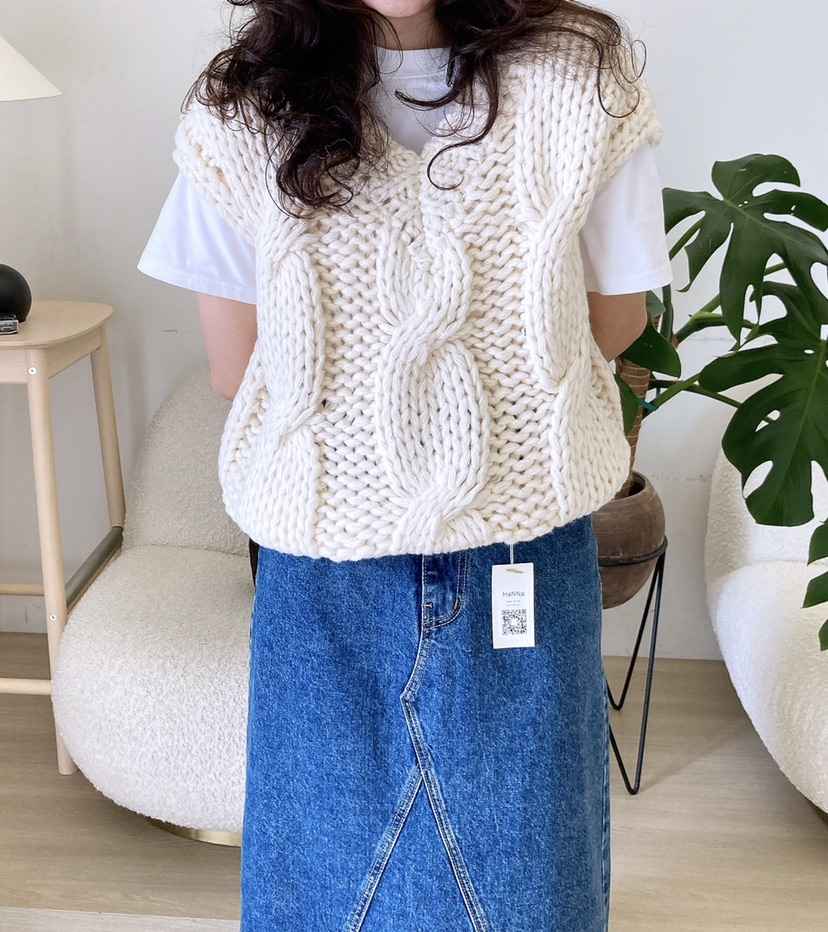 空東大門㊣實拍女士新品熱賣真品25秋冬人氣時尚針織衫手工HANNA-A針織衫