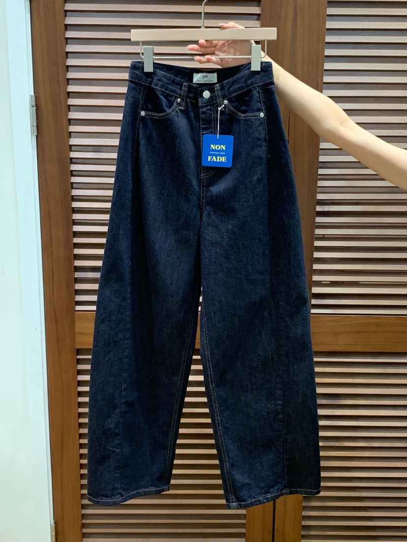 GILLI韓國代購㊣女士新品休閑25秋冬時尚人氣職業推薦牛仔褲GILLI牛仔褲