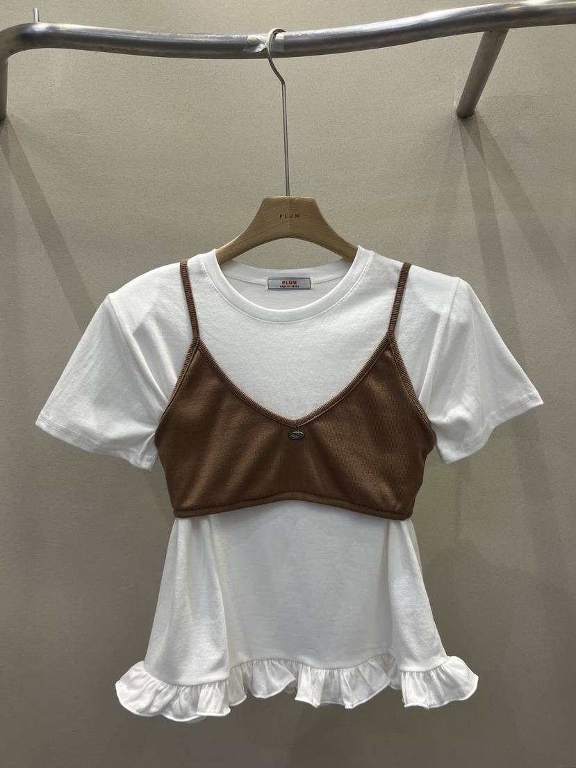 PLUM-q韓國代購㊣女裝新款25秋冬職業真品人氣時尚套裝兩件套PLUM套裝