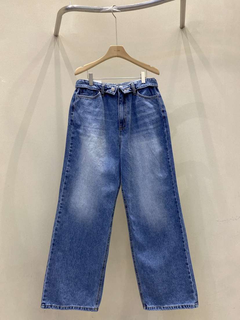 PLUM-q東大門㊣實拍女士新品休閑人氣真品25秋冬時尚牛仔褲PLUM牛仔褲