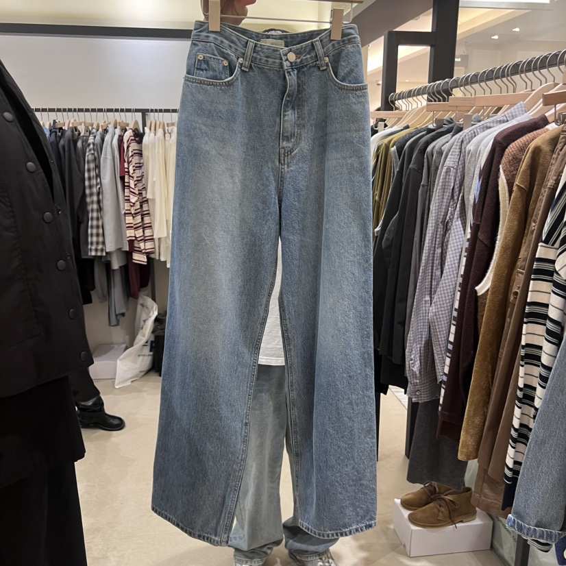 SELF SERVICE東大門㊣直郵女裝新品休閑人氣時尚牛仔褲寬松SELF SERVICE牛仔褲