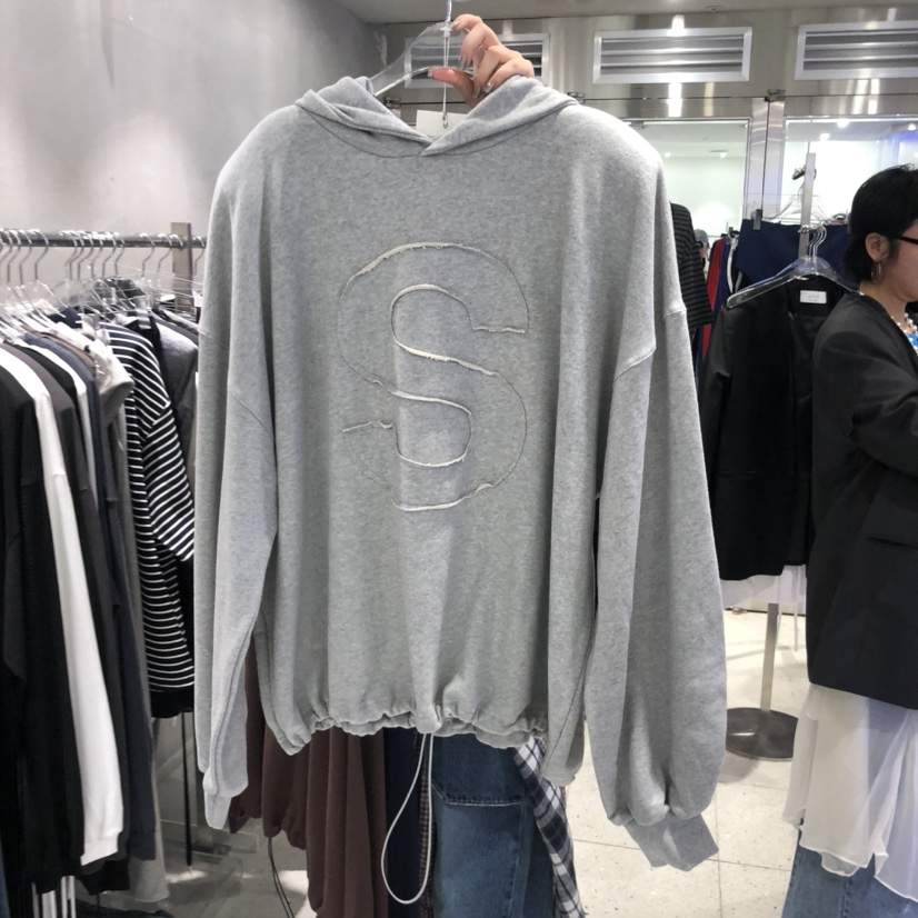 HERTZ-P東大門㊣實拍女士新品人氣推薦時尚職業衛衣刺繡兜帽HERTZ-P衛衣