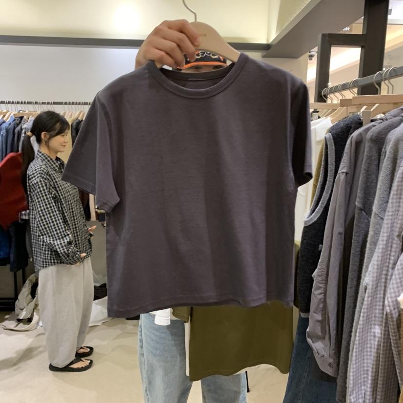 SELF SERVICE東大門㊣代購女士新品真品休閑職業25秋冬T恤短款SELF SERVICET恤