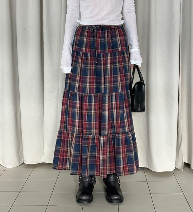 EUM韓國代購㊣女士新款人氣推薦25秋冬熱賣真品職業時尚長裙EUM長裙