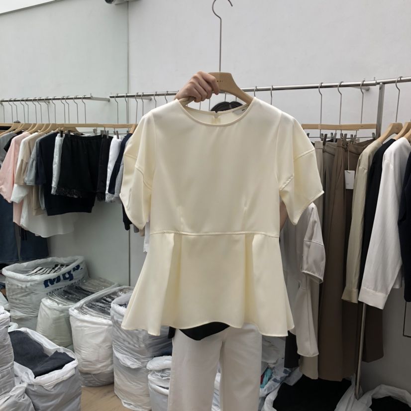 MOI-A東大門㊣實拍女裝新品推薦時尚25秋冬人氣襯衫蕾絲衫MOI-A襯衫/蕾絲衫