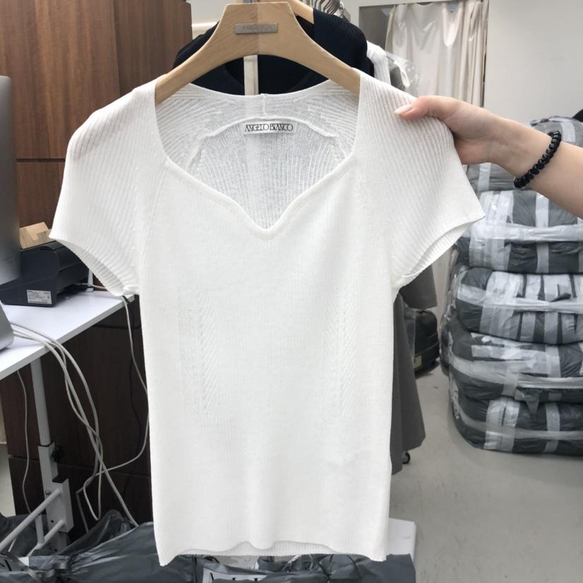 MER東大門㊣實拍女裝新品休閑人氣職業真品時尚25秋冬推薦T恤MER/ANGELO BIANCOT恤