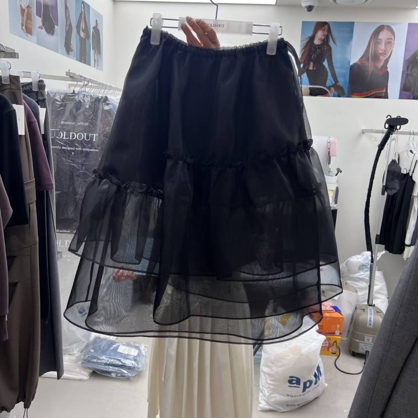 SOLD OUT東大門㊣代購女士新款休閑職業熱賣25秋冬半身裙中短裙SOLD OUT半身裙/中短裙