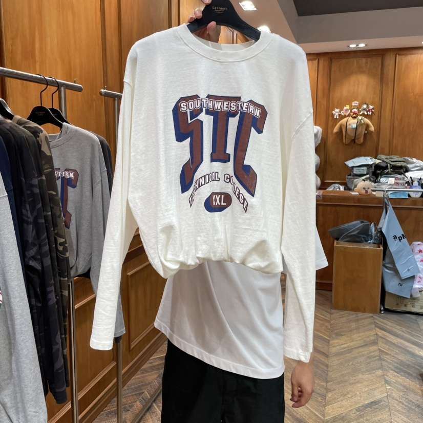 GARMENT-P東大門㊣代購女士新款休閑職業時尚推薦25秋冬長袖T恤GARMENT長袖T恤