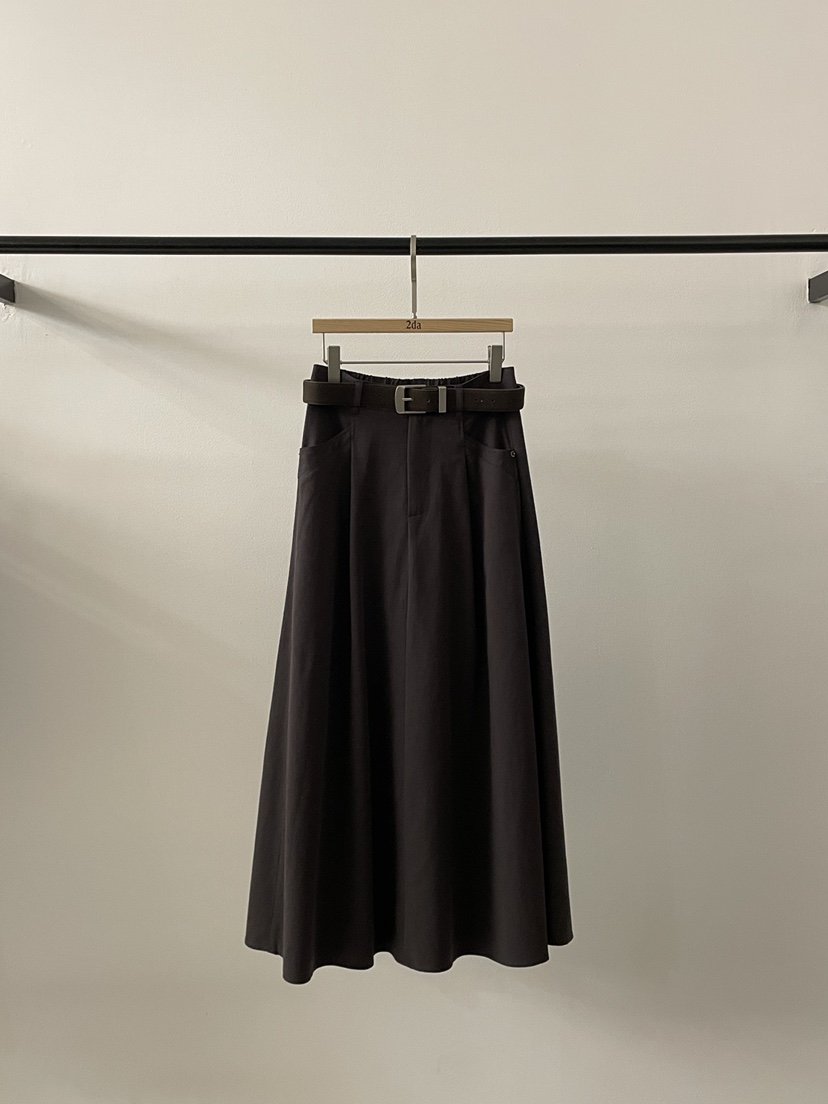2DA/DARIMI-P東大門㊣實拍女裝新品人氣25秋冬長裙含腰帶2DA/DARIMI-P長裙