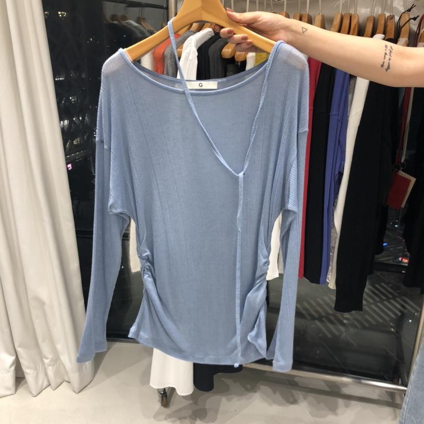 TREND SELLER/G韓國代購㊣女士新款職業推薦時尚熱賣長袖T恤G/TREND SELLER長袖T恤