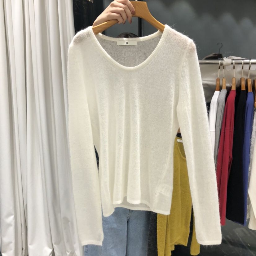 TREND SELLER/G韓國直郵㊣女裝新款時尚熱賣25秋冬針織衫羊駝G/TREND SELLER針織衫