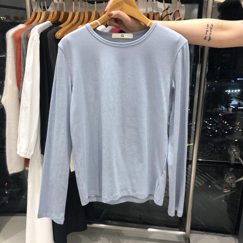 TREND SELLER/G東大門㊣直郵女士新款推薦時尚職業長袖T恤G/TREND SELLER長袖T恤