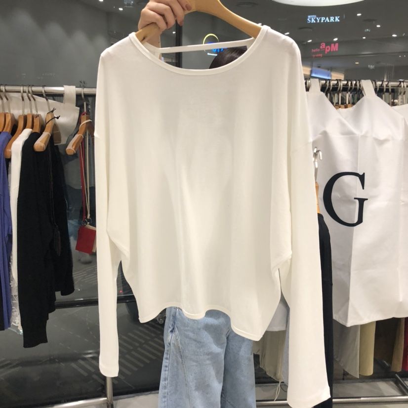 TREND SELLER/G韓國代購㊣女裝新款時尚休閑25秋冬長袖T恤G/TREND SELLER長袖T恤