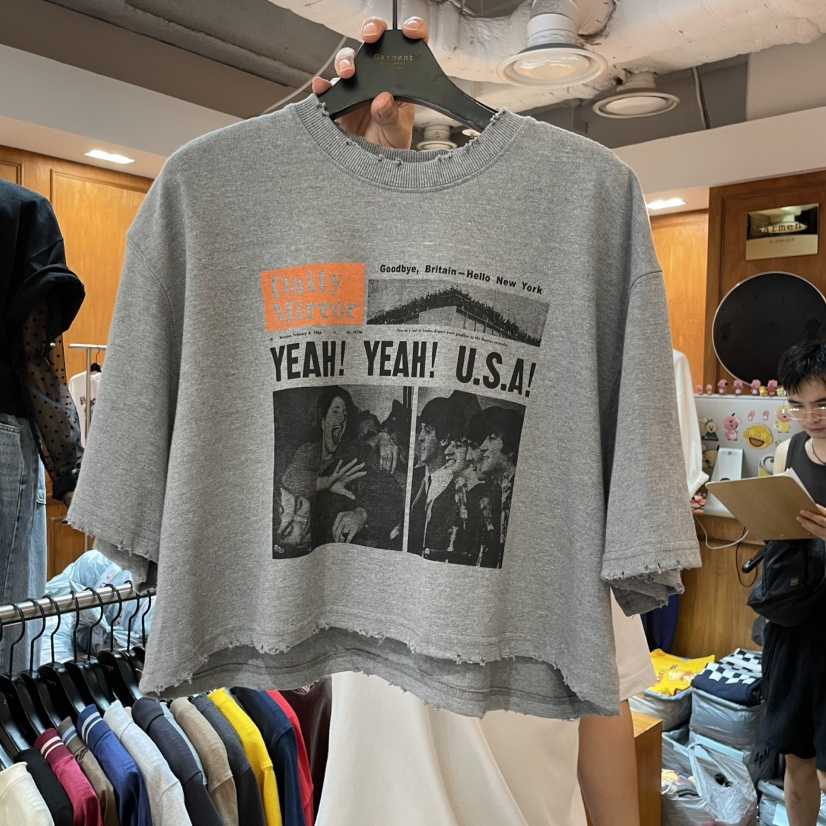 GARMENT-P東大門㊣實拍女士新品休閑職業真品25秋冬時尚T恤GARMENTT恤