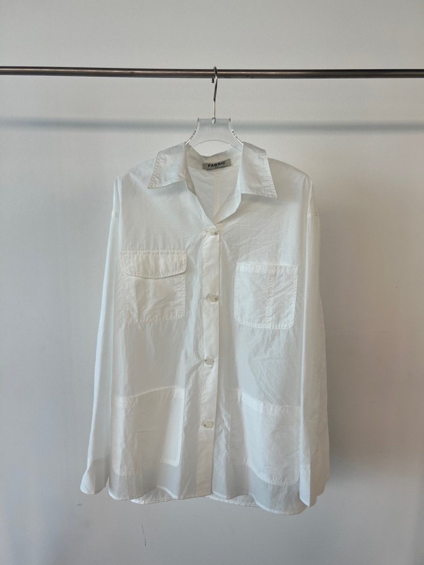 FABRIC東大門㊣實拍女士新品真品人氣25秋冬休閑襯衫蕾絲衫FABRIC襯衫/蕾絲衫