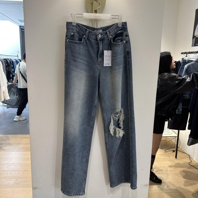 WE ARE/WELOVER東大門㊣直郵女裝新品人氣25秋冬推薦牛仔褲SHOP_WE ARE牛仔褲