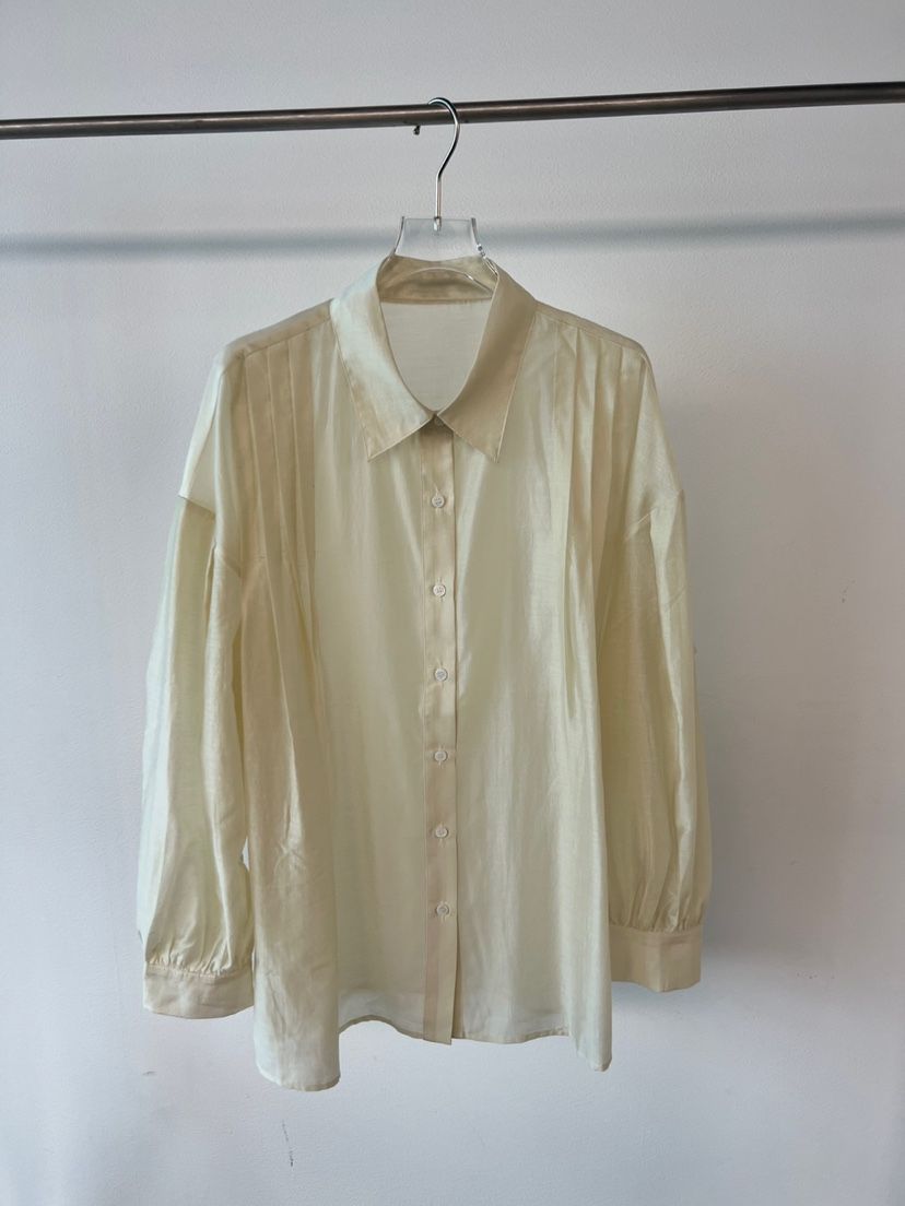FABRIC東大門㊣直郵女裝新品推薦職業人氣休閑襯衫蕾絲衫絲綢FABRIC襯衫/蕾絲衫