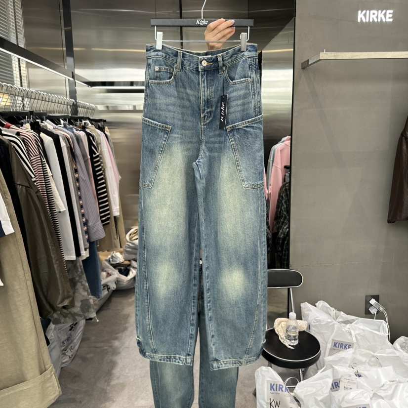 KIRKE東大門㊣直郵女士新品熱賣真品推薦25秋冬時尚人氣牛仔褲KIRKE牛仔褲