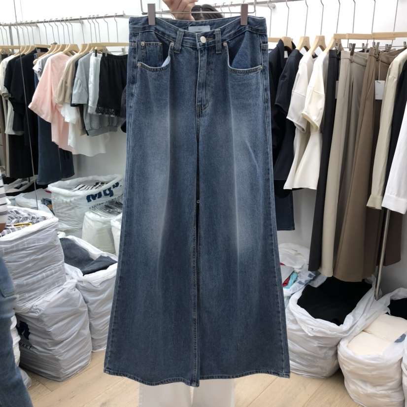 MOI-A東大門㊣實拍女裝新品25秋冬人氣真品時尚休閑牛仔褲MOI-A牛仔褲