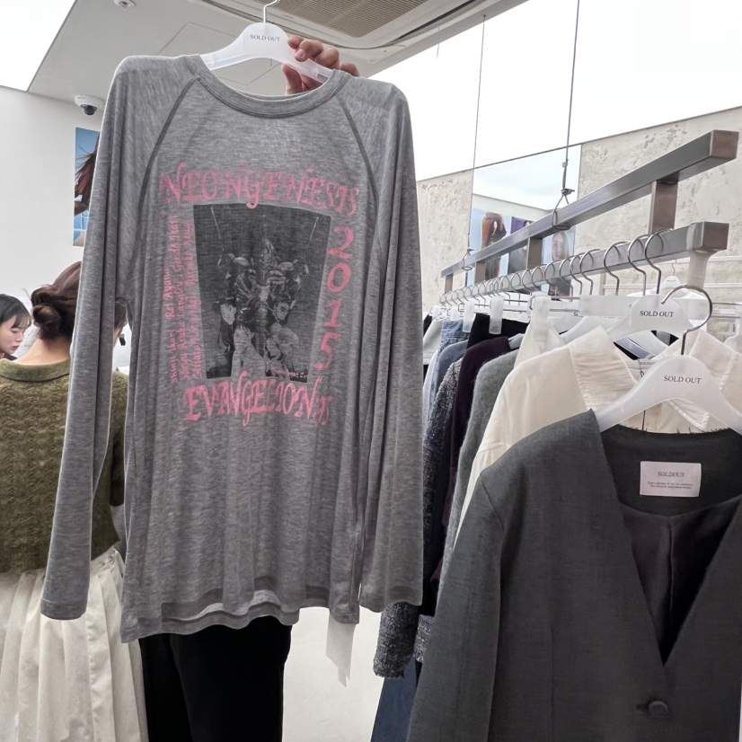 SOLD OUT東大門㊣實拍女裝新款熱賣推薦時尚職業真品長袖T恤SOLD OUT長袖T恤