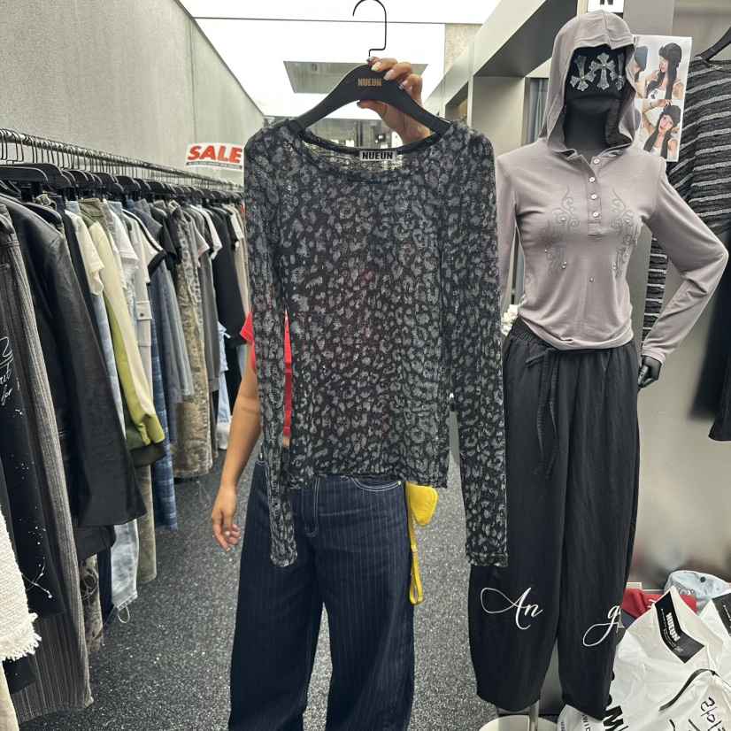 NUEUN東大門㊣代購女士新品熱賣人氣休閑時尚職業襯衫蕾絲衫NUEUN/SEEOT襯衫/蕾絲衫