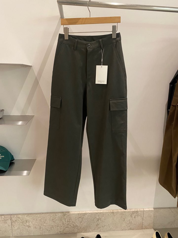 BOUTIQUE SEOUL-P東大門㊣代購女士新款休閑熱賣休閑褲口袋ANDMORE BUTTON休閑褲