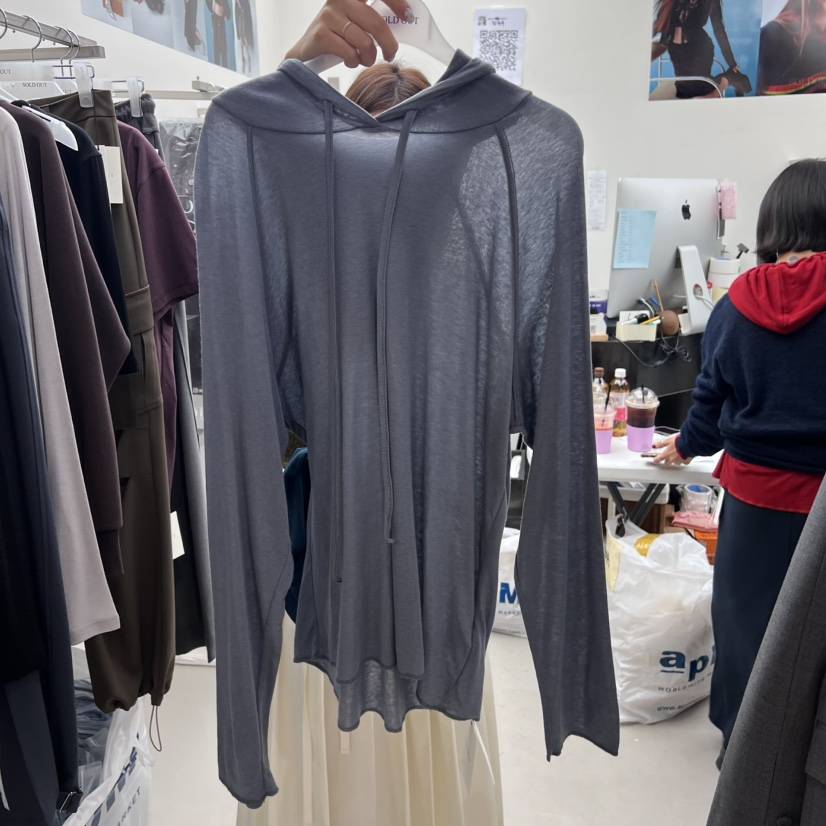 SOLD OUT韓國直郵㊣女士新品休閑推薦熱賣職業人氣長袖T恤SOLD OUT長袖T恤