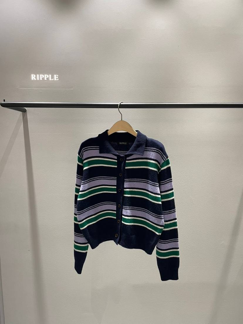 RIPPLE韓國直郵㊣女裝新款真品職業熱賣休閑推薦針織衫開衫RIPPLE針織衫